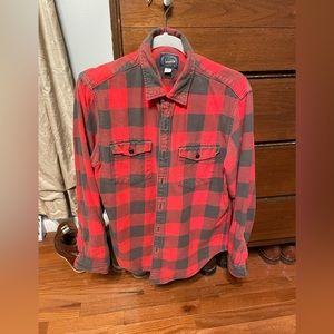 J. Crew Buffalo Plaid flannel shirt